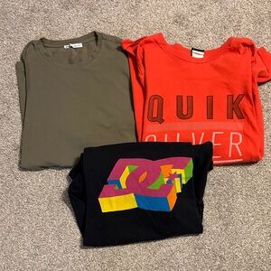 Quiksilver DC Zara trio of Short Sleeve Tees